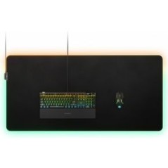 SteelSeries QcK Prism Cloth Oplyst tastatur og musepude